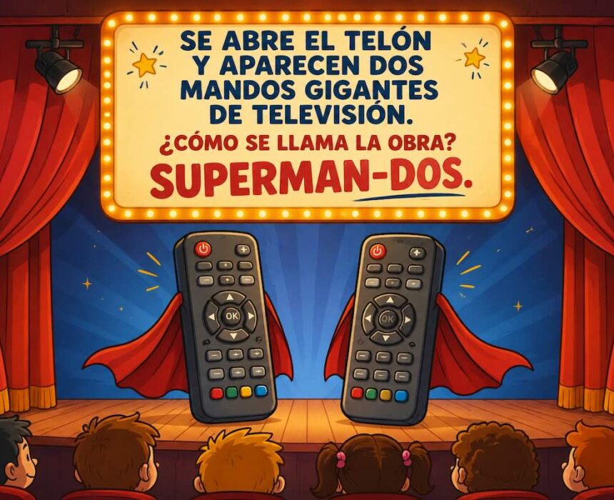 chistes de "se abre el telón" para niños