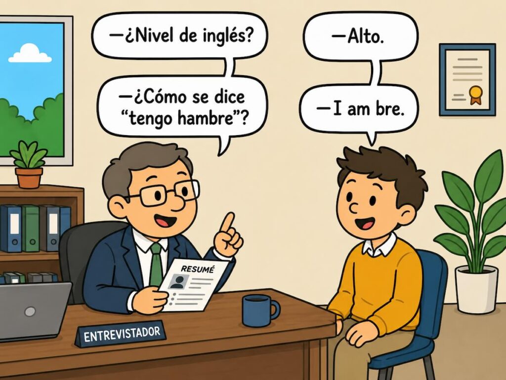 Chistes "nivel de inglés"