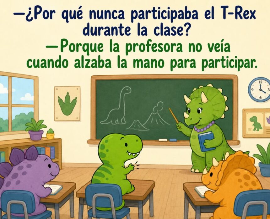 chistes de dinosaurios