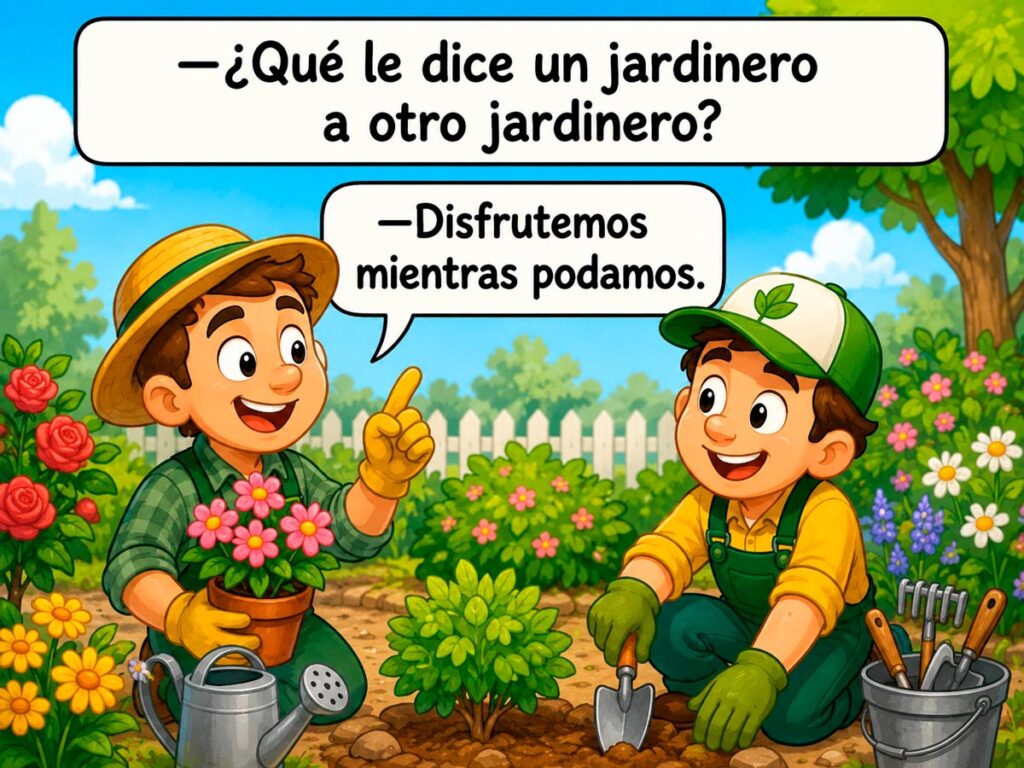 Chistes De &Quot;Qué Le Dice...&Quot; - Pequeocio Chistes De Qué Le Dice Un Jardinero Fáciles Y Divertidos