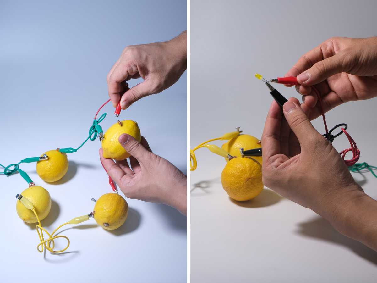 Como Encender Luz Led Con Limones Experimento
