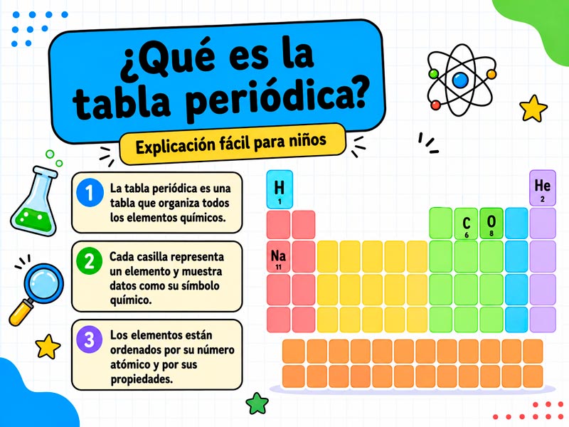 Explicacion-De-La-Tabla-Periodica-Para-Ninos Explicación Sencilla De La Tabla Periódica Para Niños