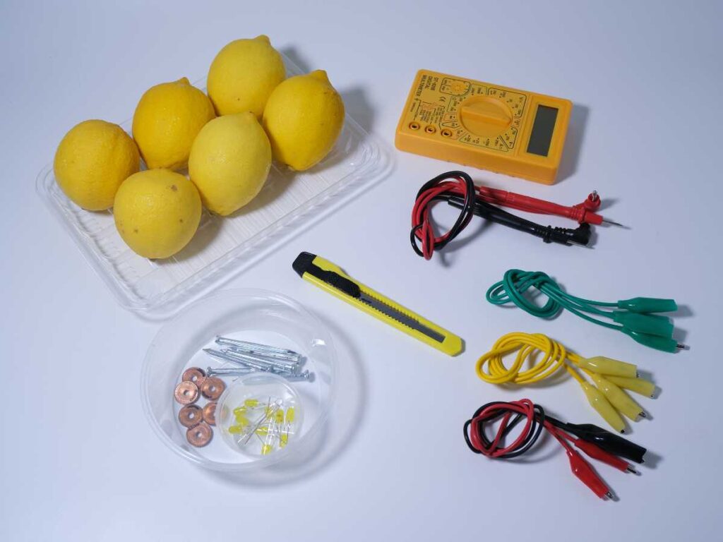 Materiales Para Hacer Pila Con Limones