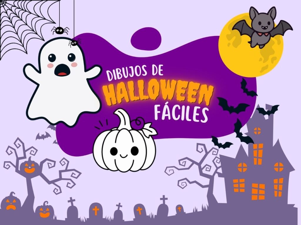 dibujos de halloween fáciles para niños