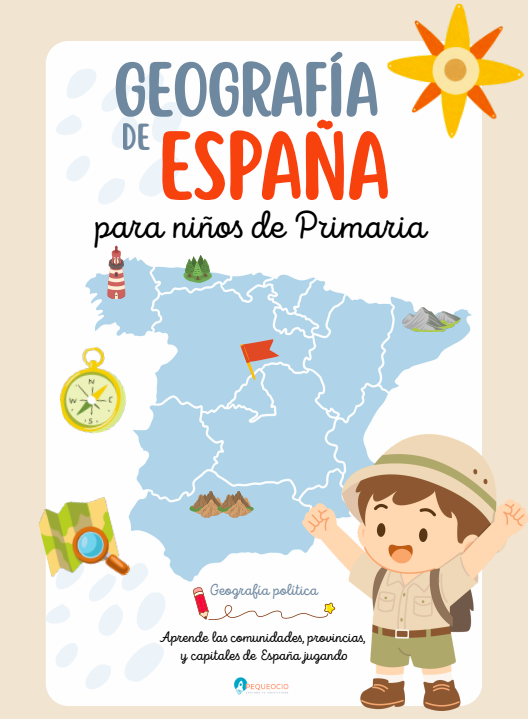 Cuaderno De Geografía De España Para Niños De Primaria