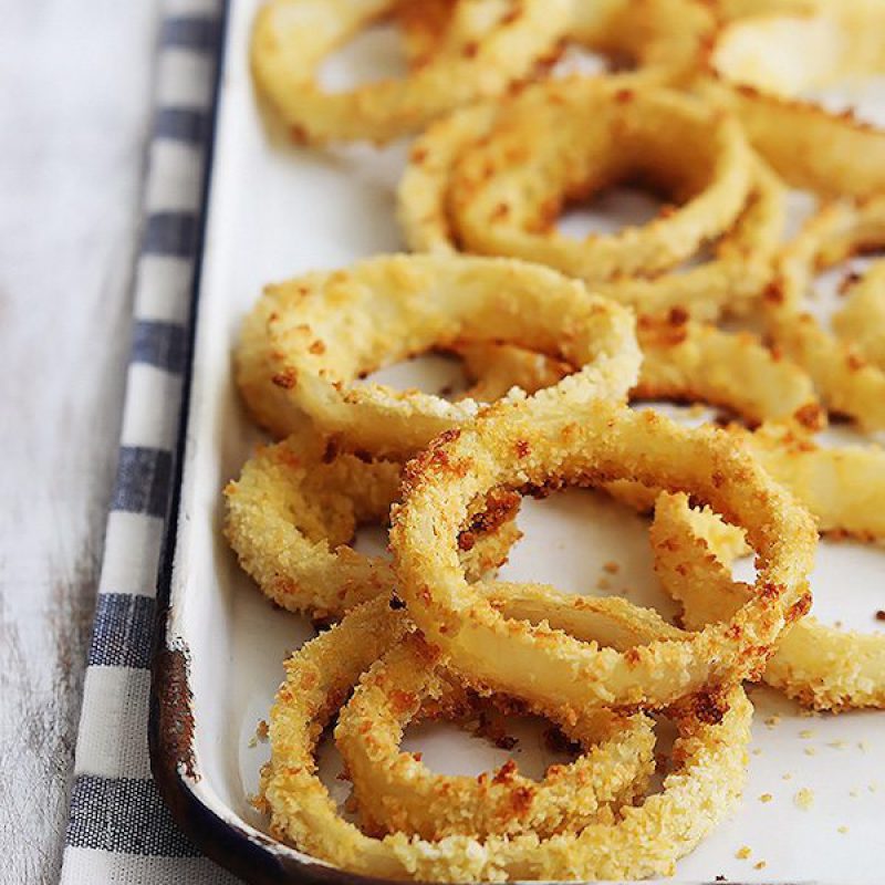 receta aros de cebolla al horno