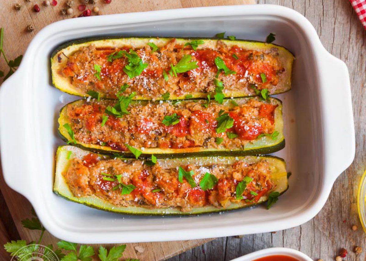 Calabacines rellenos (5 recetas FÁCILES)