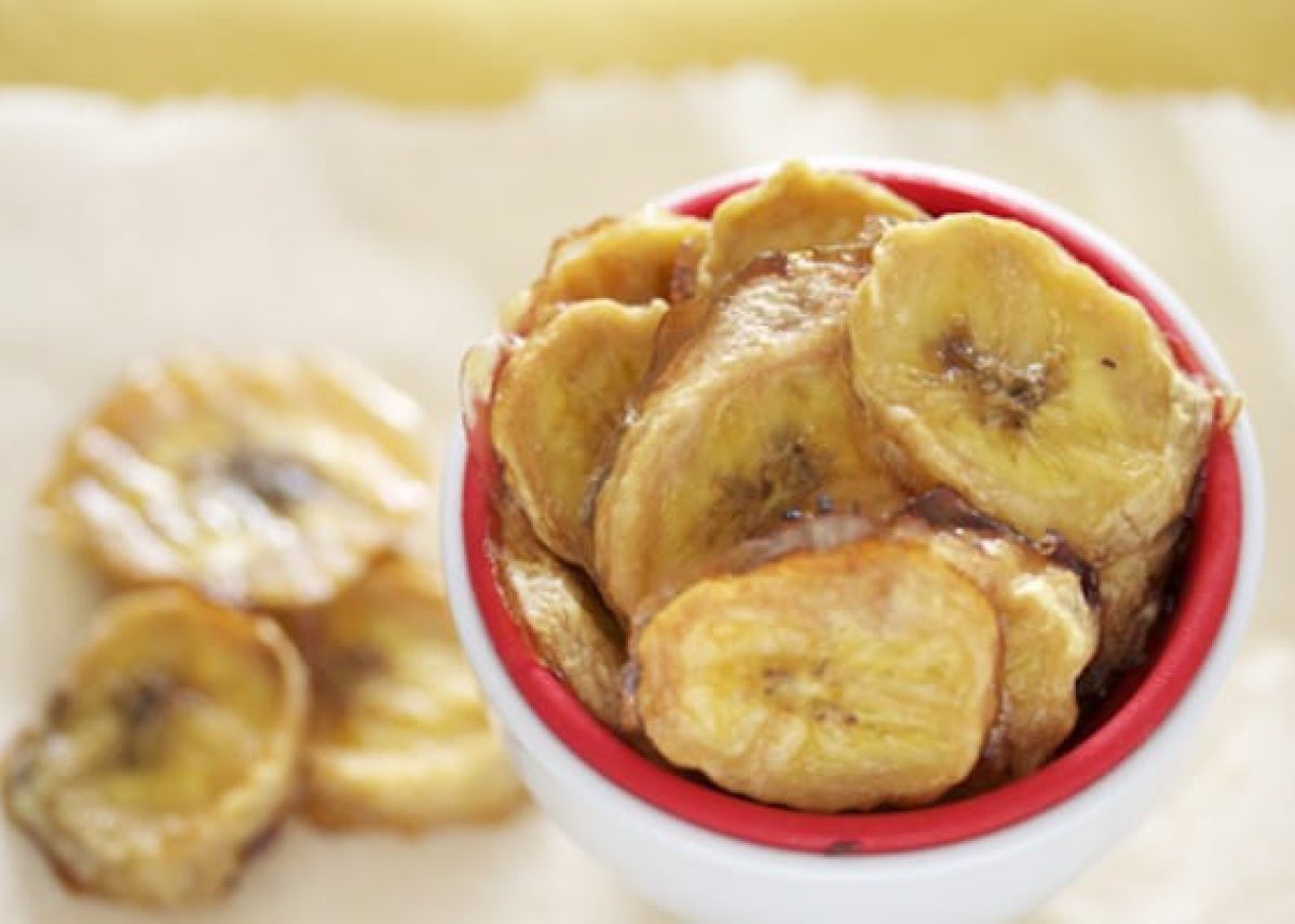 Chips de plátano al horno - Pequeocio