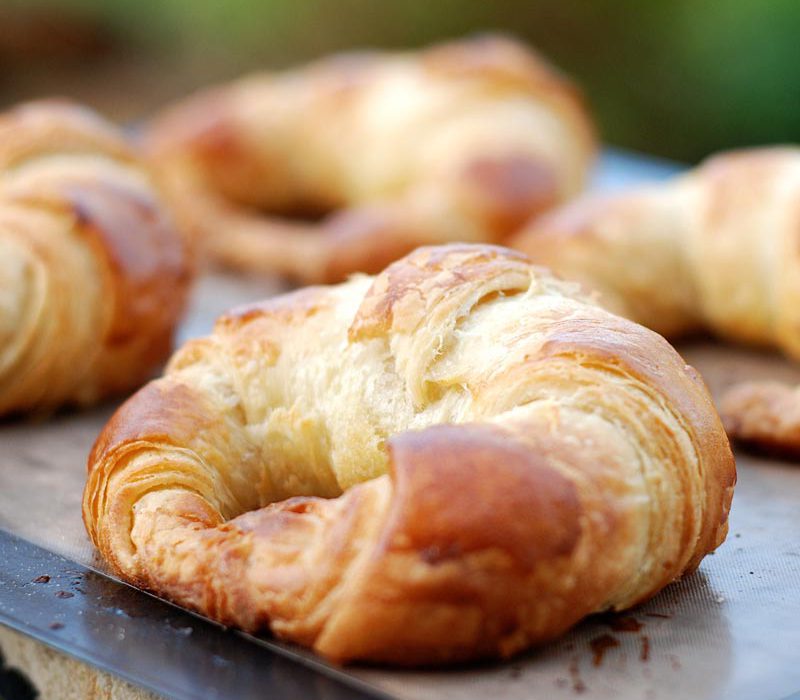 croissant rellenos de chocolate receta