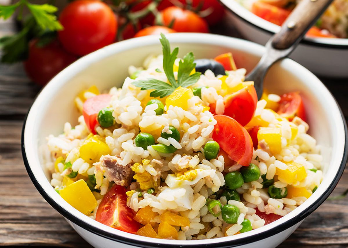 Ensalada de arroz (10 recetas saludables) - Pequeocio