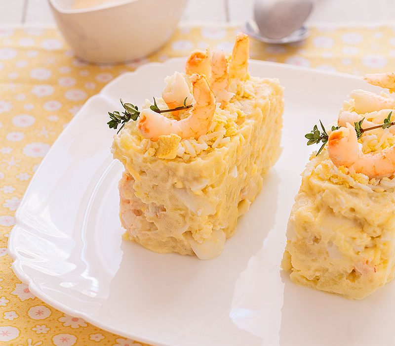 ensaladilla gambas