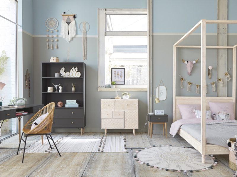 Decoración juvenil para una habitación de adolescente con ideas de Maisons  du Monde