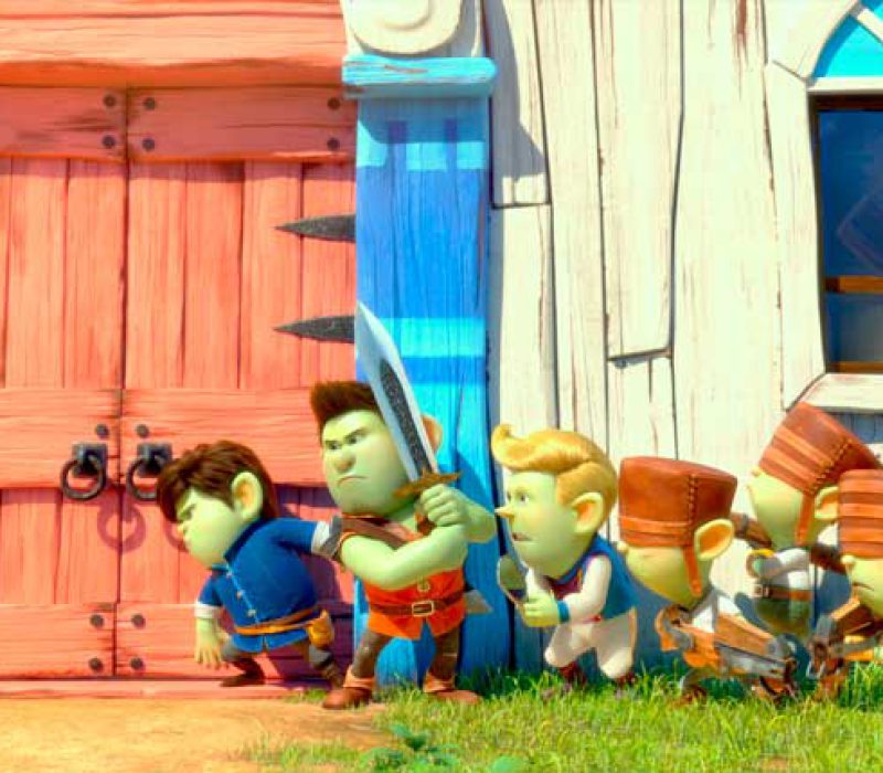 pelicula para niños Zapatos Rojos y los siete trolls