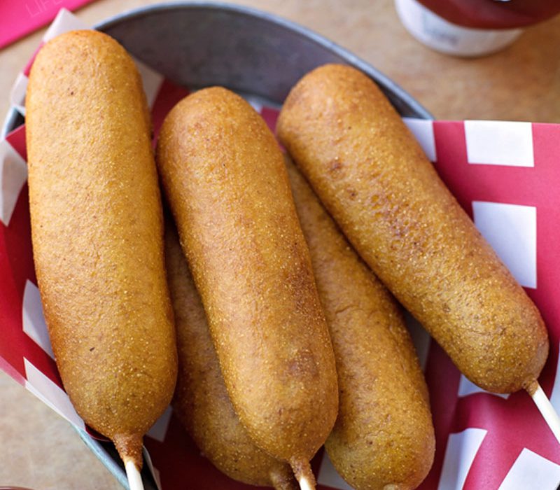 receta corn dog americanos