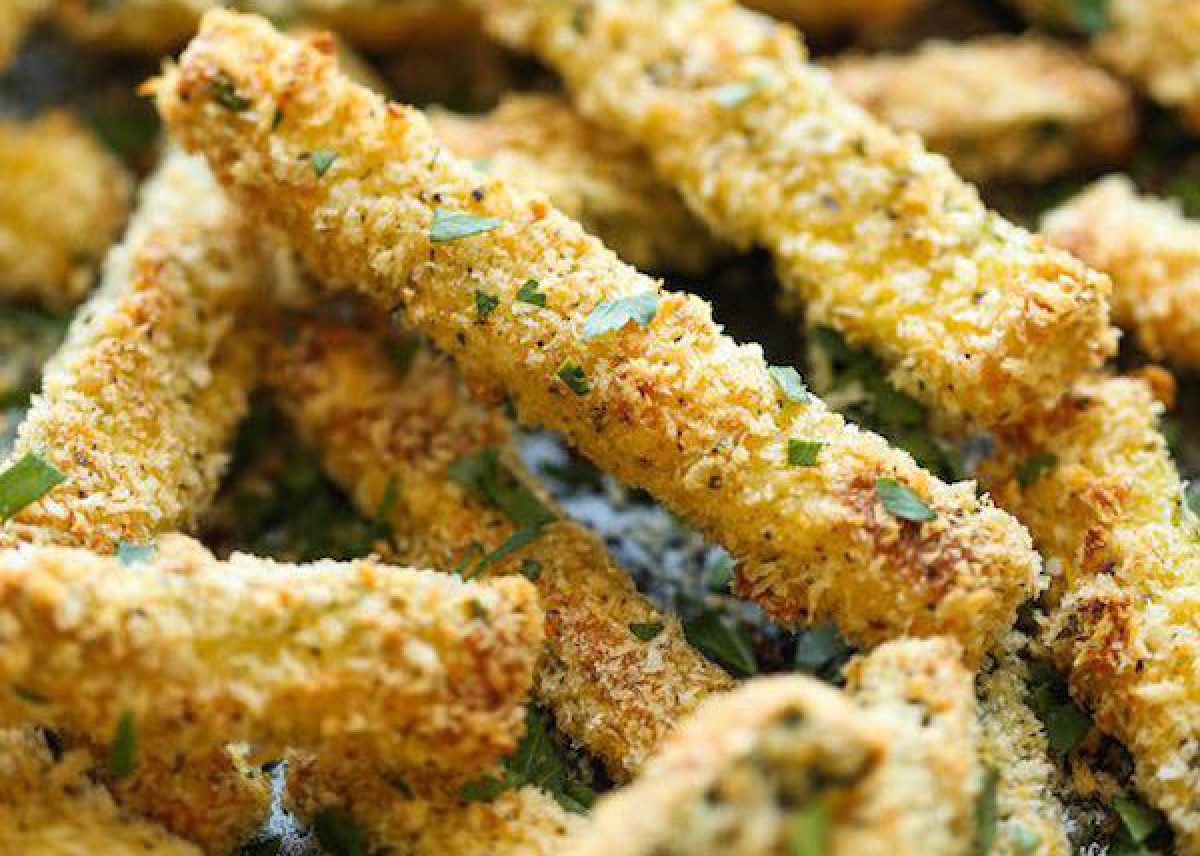 Palitos De Calabacín Al Horno