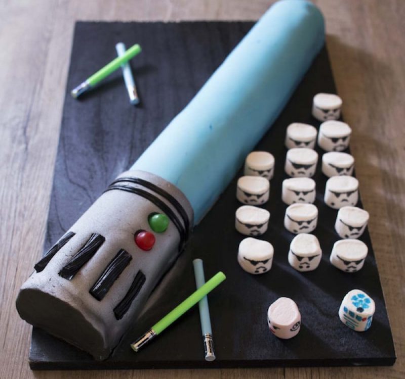tarta cumpleanos star wars 2 Tarta fácil de Star Wars