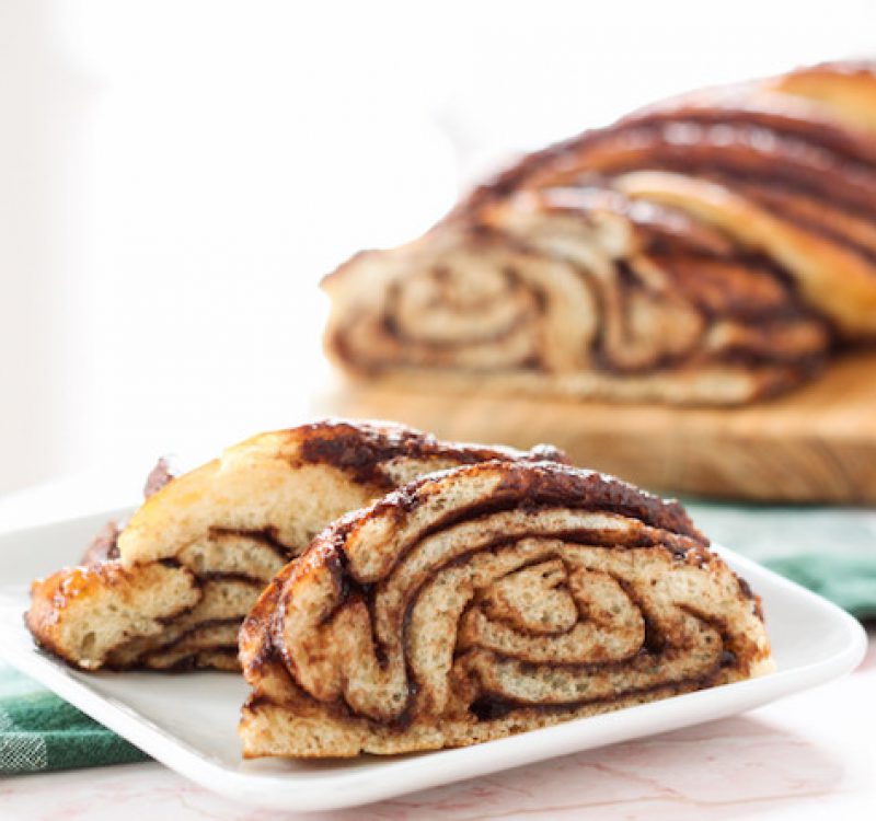trenza nutella Meriendas para niños