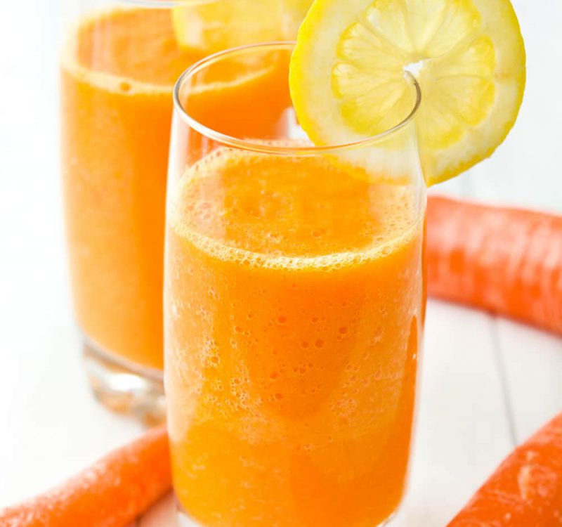 como hacer zumo de zanahoria